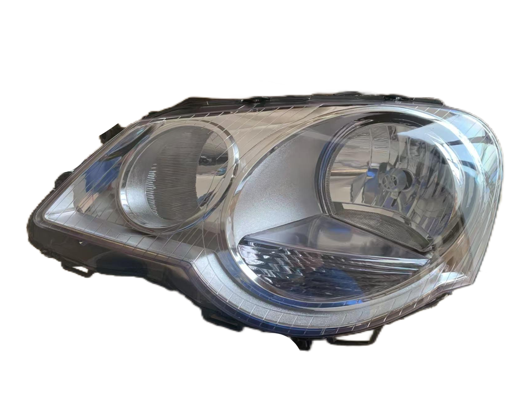 MG-230-023 POLO 07-09 HEAD LAMP  CHEROMED
